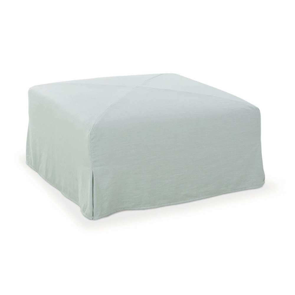 Noelle Slipcover Ottoman