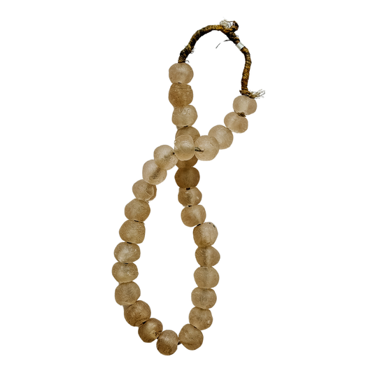 Beige Glass Beads