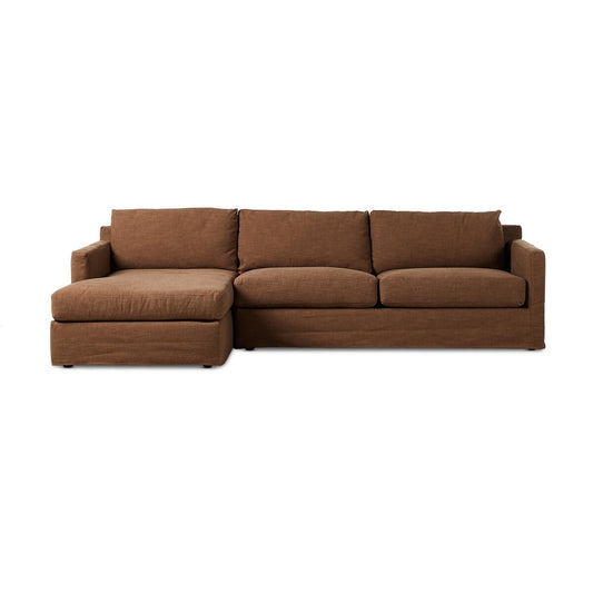 Allesandra 2-Piece Slipcover Sectional