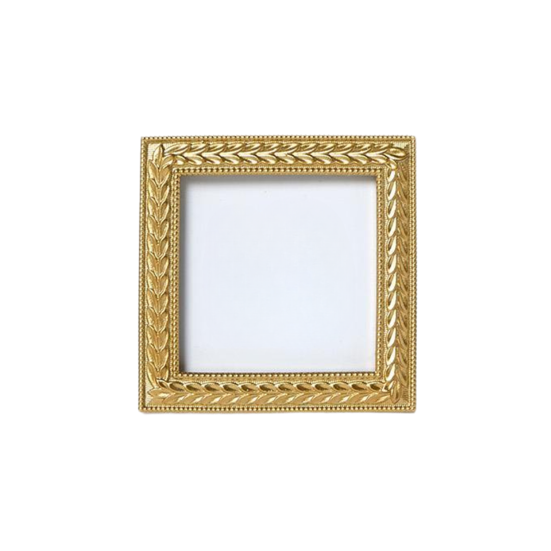 Gold Laurel Wreath Photo Frame