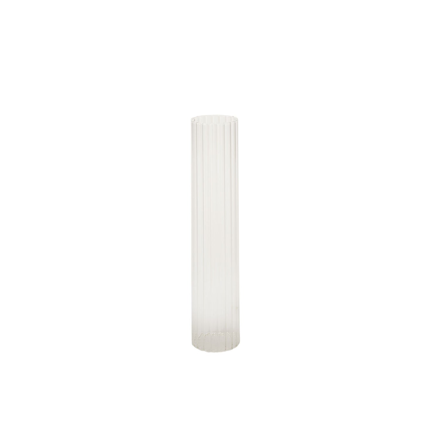 Ribbed Glass Candle Sleeve