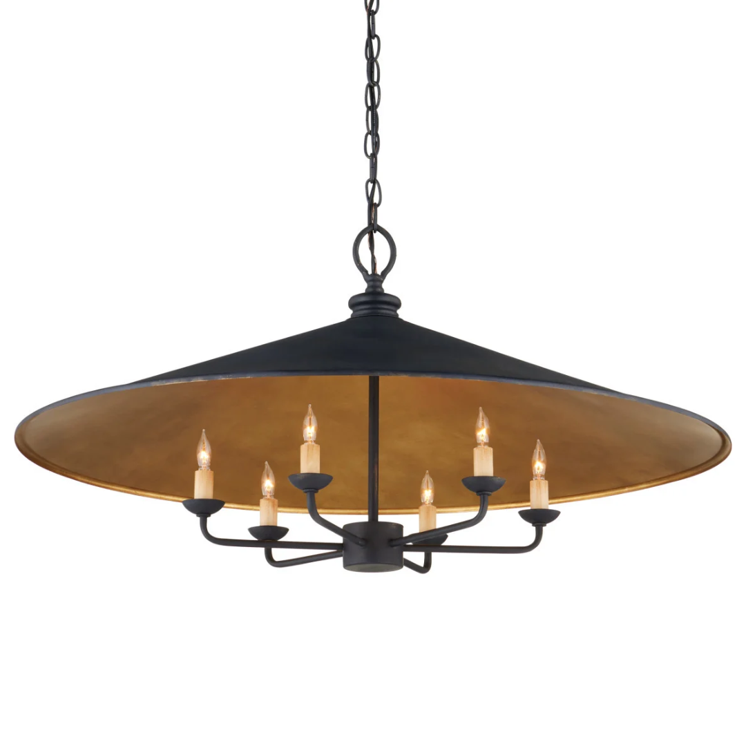 Brooks Black Chandelier