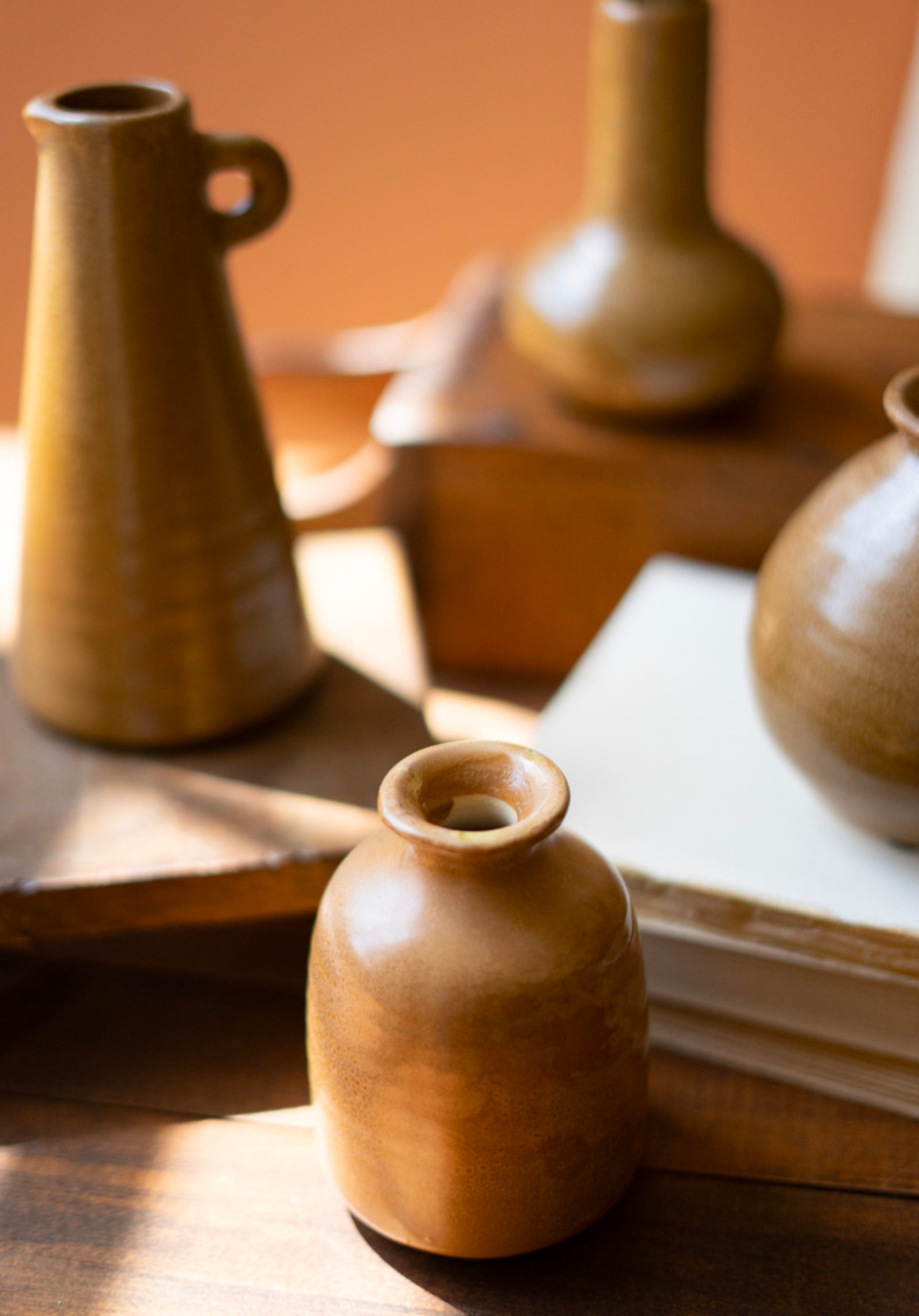 Stoneware Bud Vases