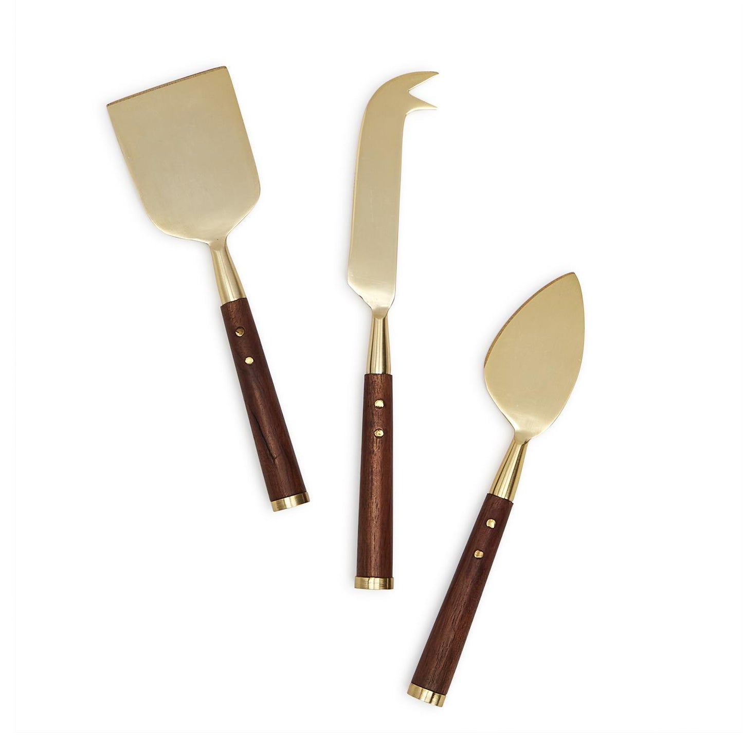 Acacia Wood Cheese Knives (Set of 3)