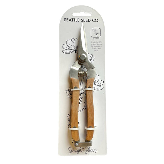 Wooden Handle Garden Shears