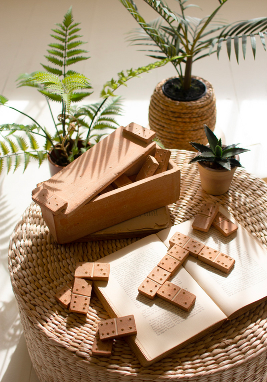 Clay Domino Set