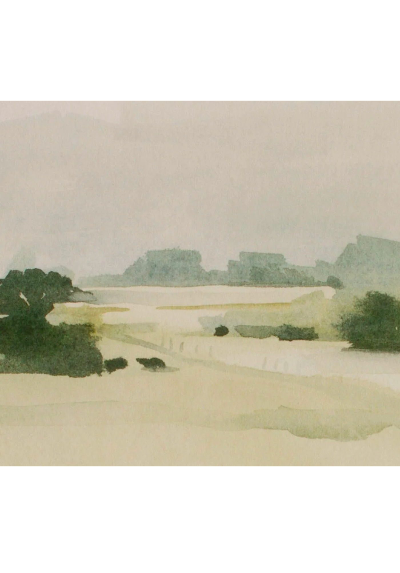 Watercolor Pasture II