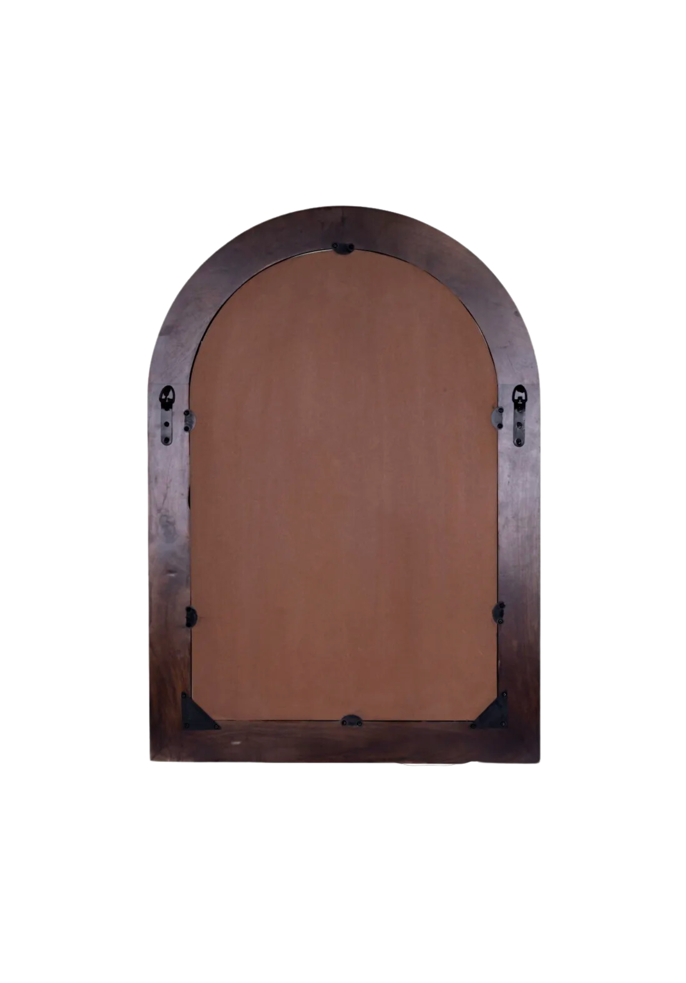 Walnut Wood Arch Mirror