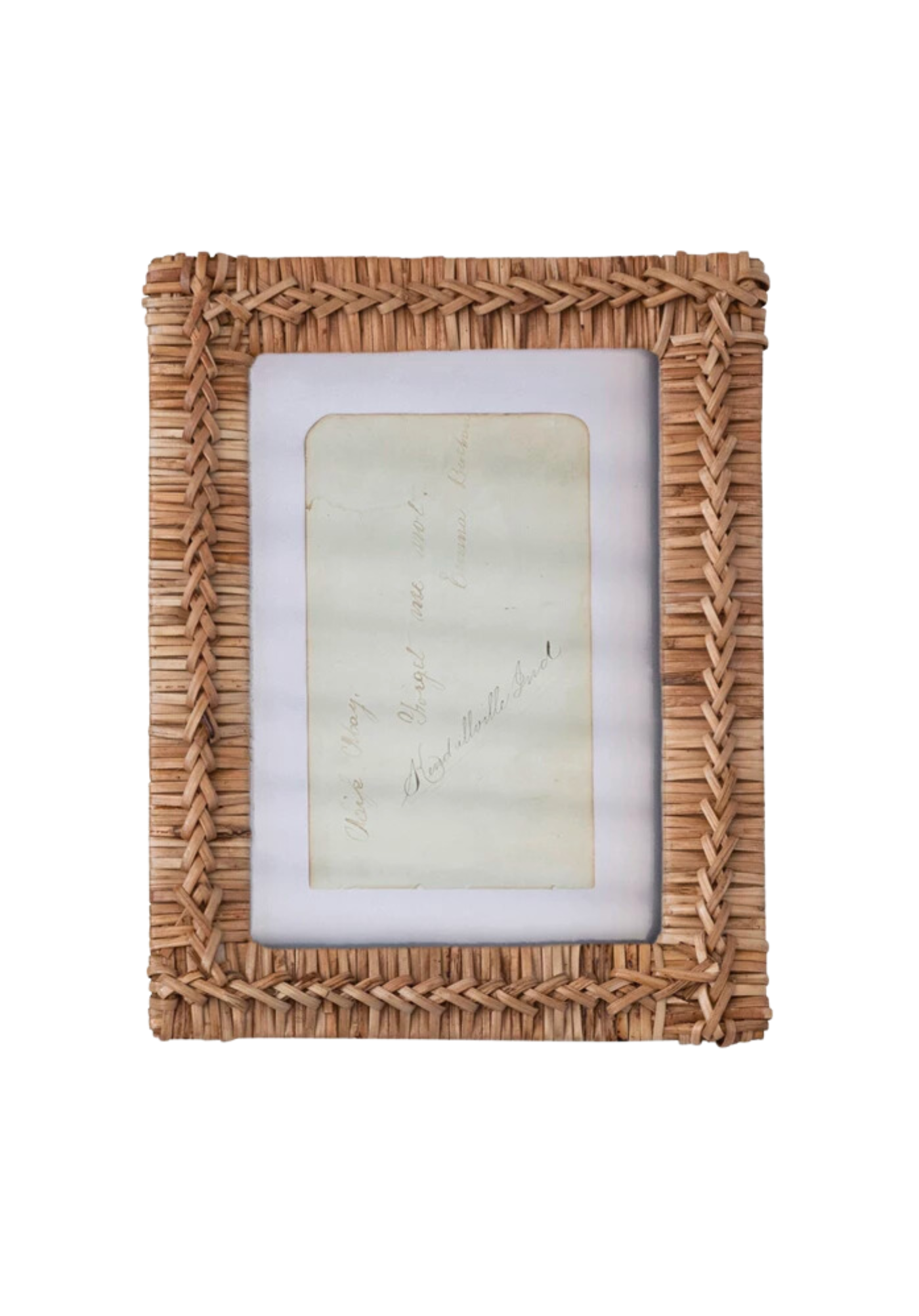 Rattan Photo Frame