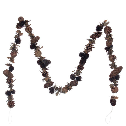 Pinecone and Thistle Garland