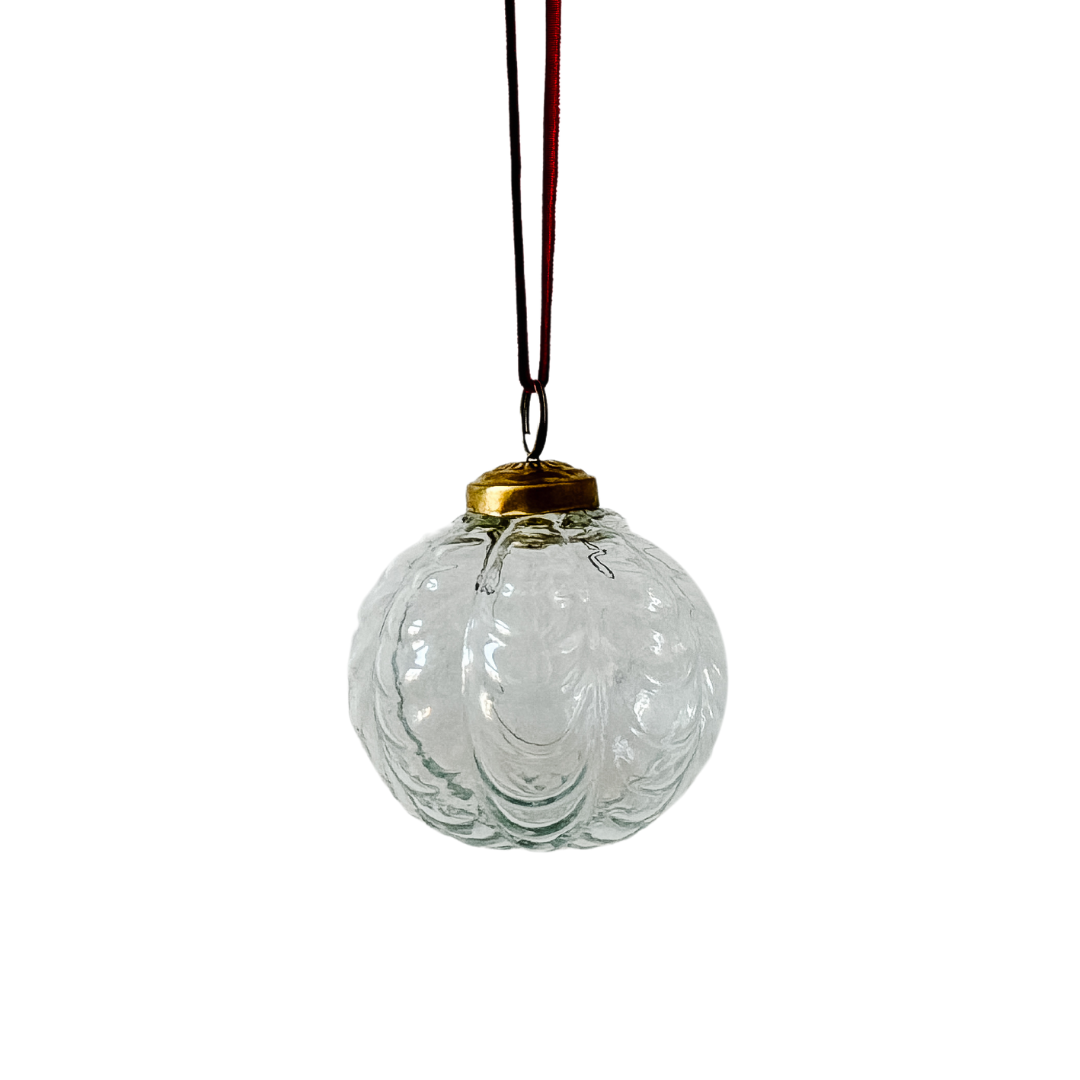 Textured Glass Ornament