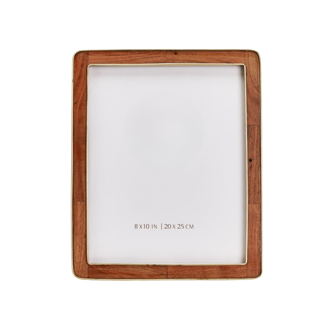 Round Edge Wood Photo Frame