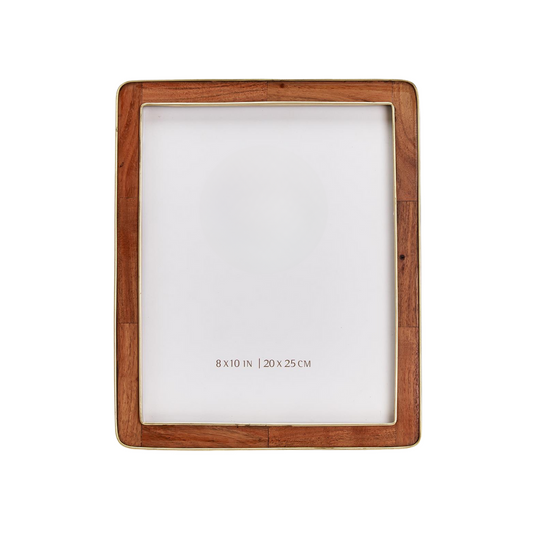 Round Edge Wood Photo Frame