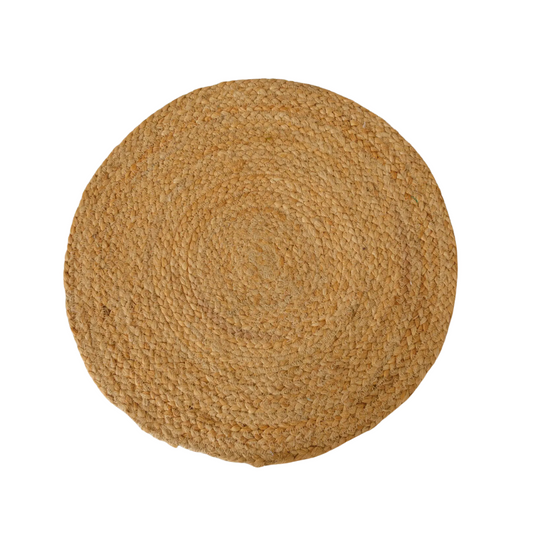 Round Jute Placemats (Set of 4)