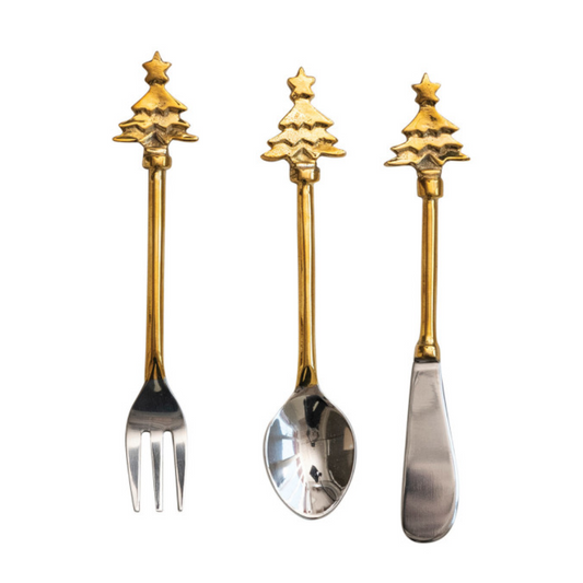 Christmas Tree Appetizer Utensils