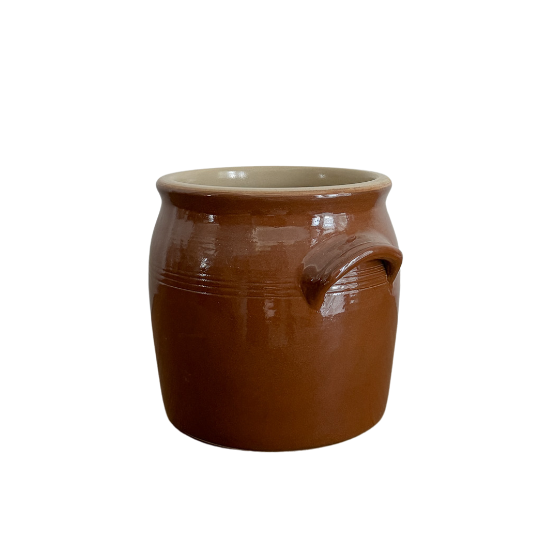 Poterie Renault Barrel Crock, Brown