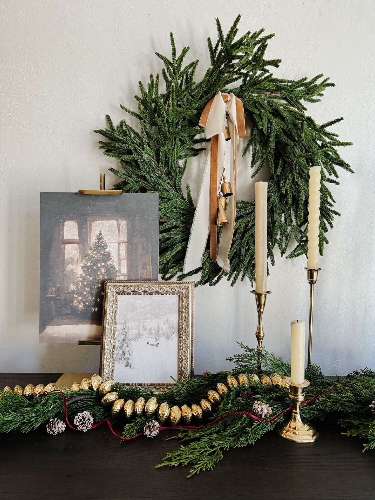 Gold Metal Bead Garland