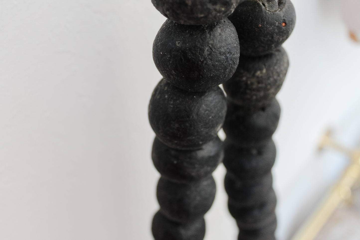 Black Glass Beads