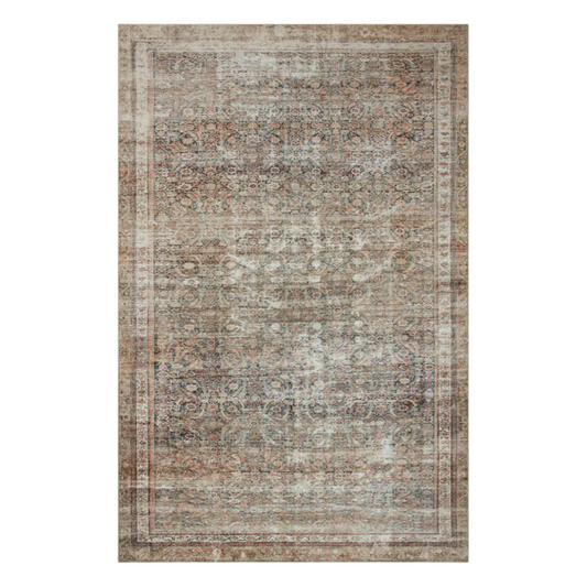 Jules CJ Ink / Terracotta Rug