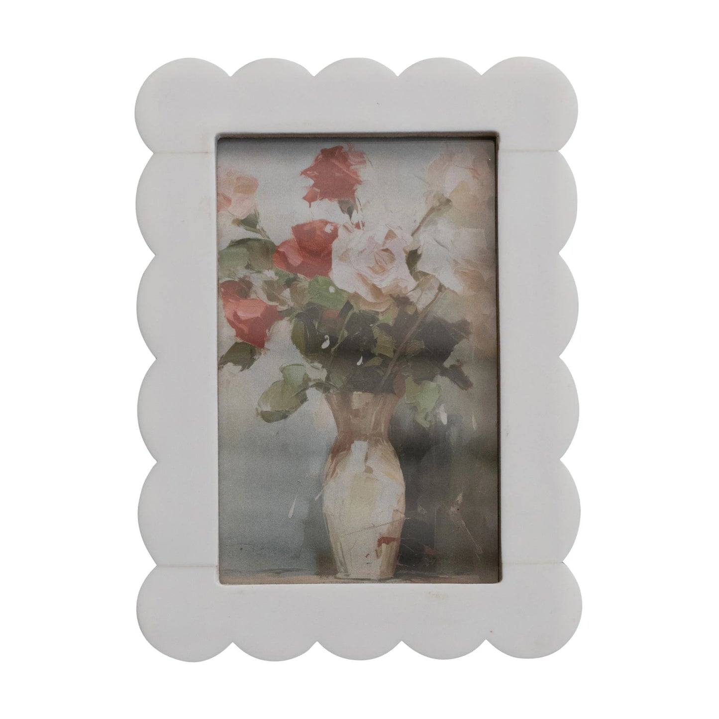 Scalloped Resin Photo Frame