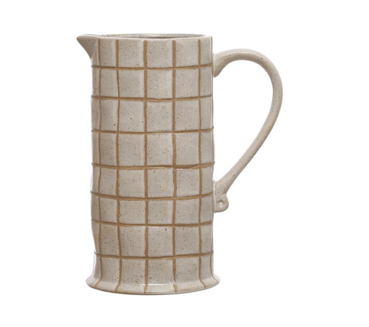 Grid Pattern Pitcher