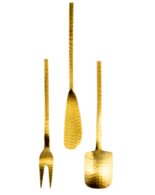 Hammered Appetizer Utensils