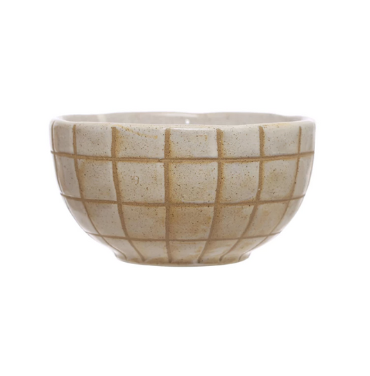 Grid Pattern Bowl