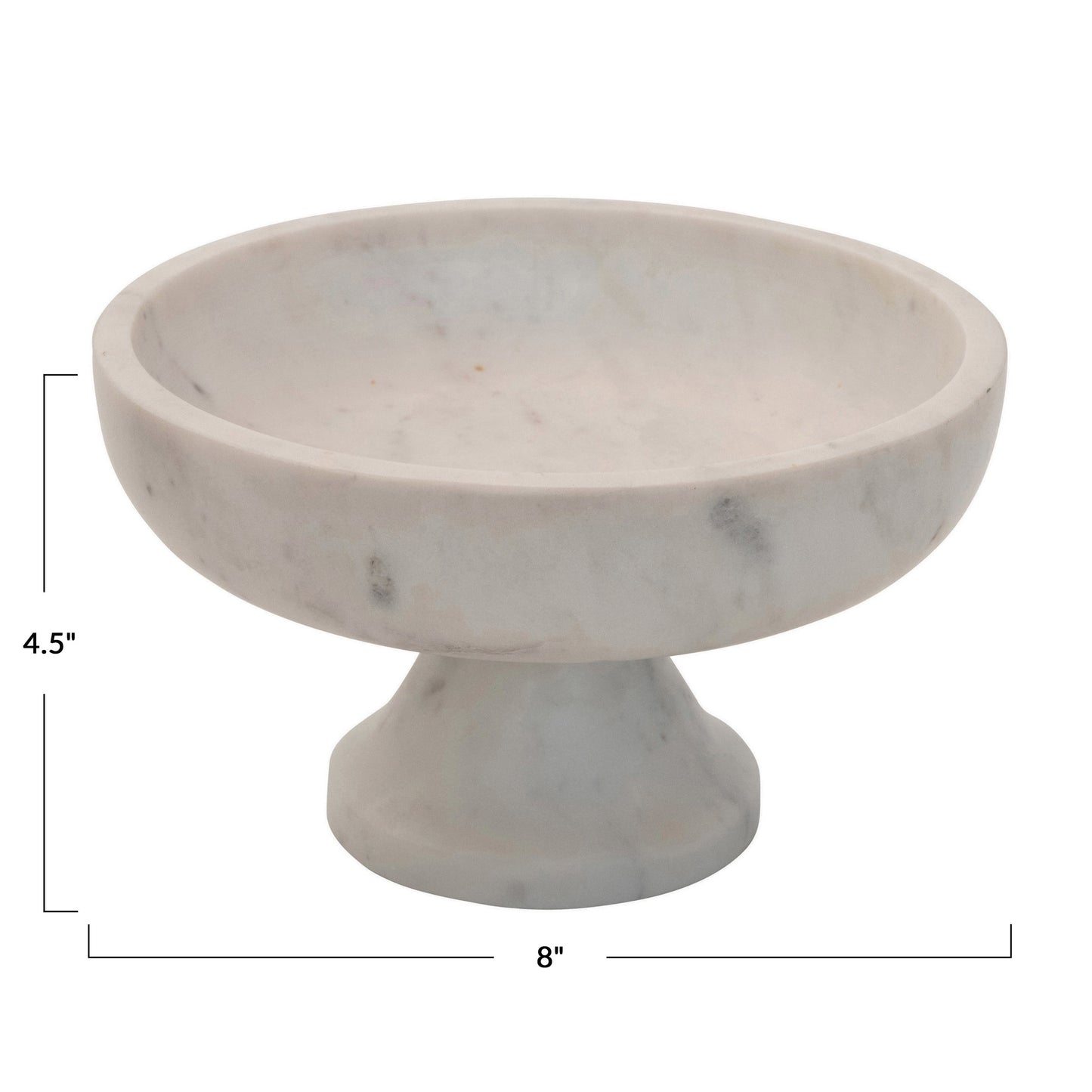 Marble Pedestal Bowl