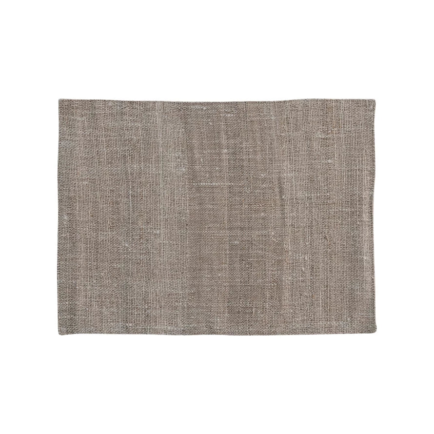 Hemp Fiber and Cotton Placemat