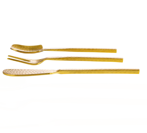 Hammered Appetizer Utensils