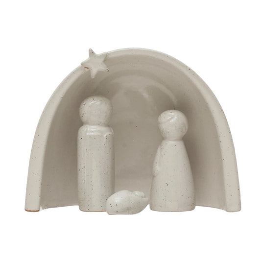 Stoneware Nativity (Set of 4)