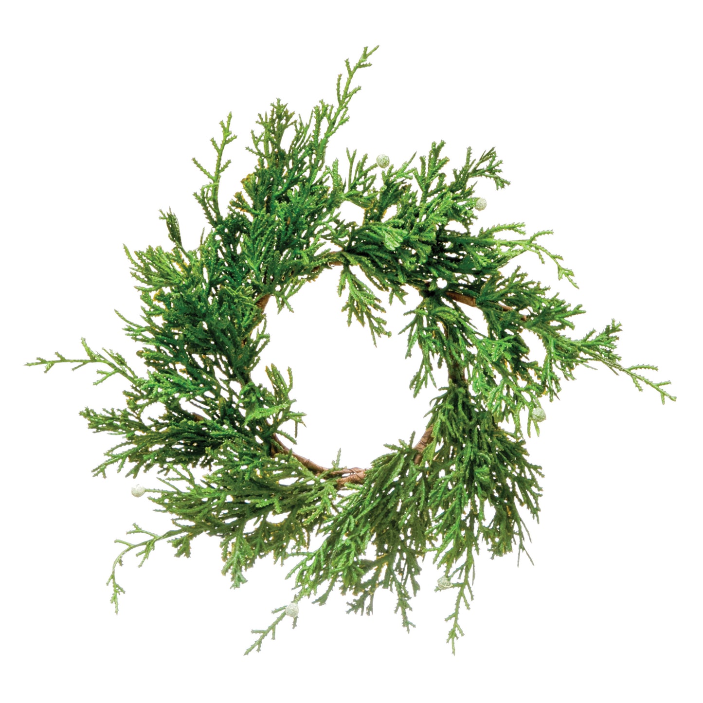 Faux Juniper Mini Wreath