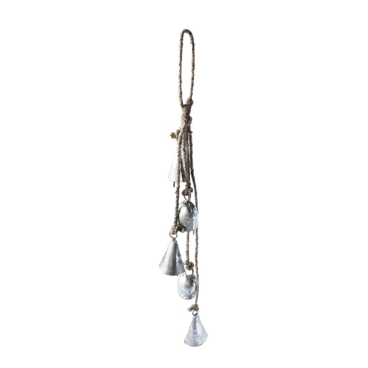 Silver Hanging Metal Bells