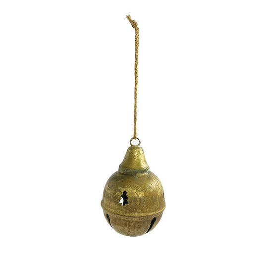 Distressed Tree Cut-Out Metal Bell