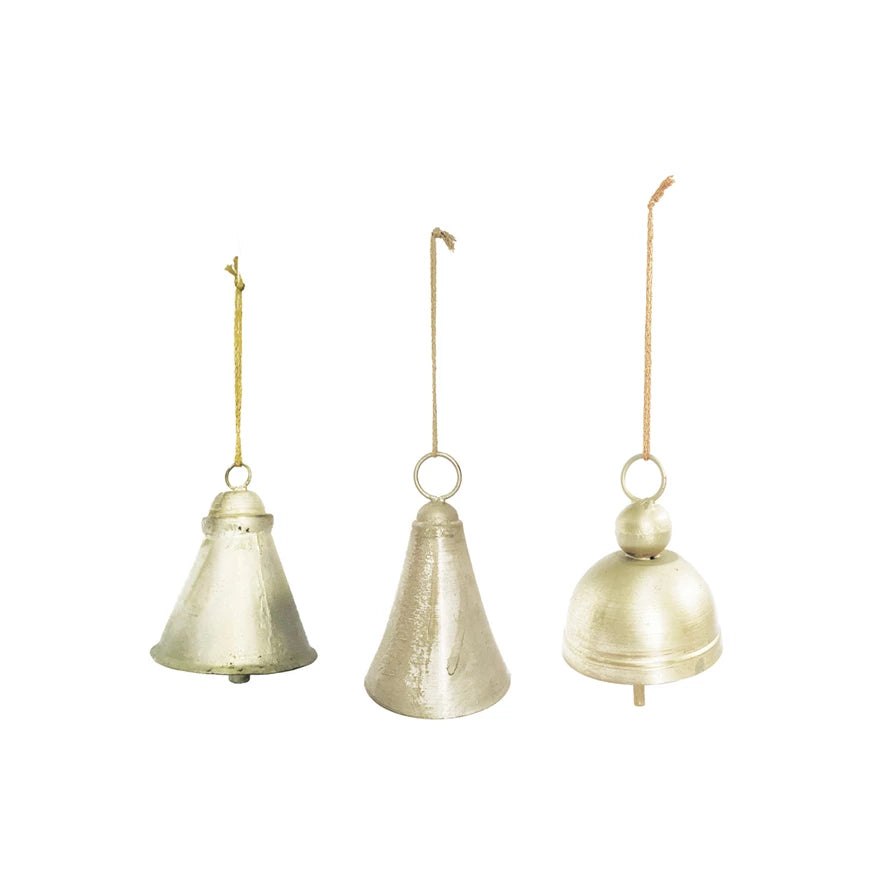 Distressed Hanging Metal Bells